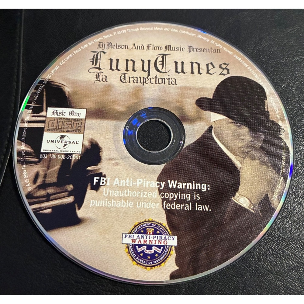 Luny Tunes La Trayectoria Disc One CD 2004 Reggaeton DJ Nelson 803 180 008-2CD01